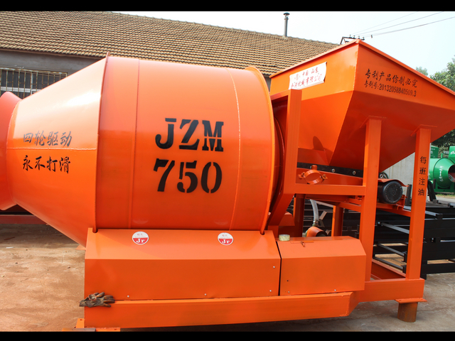 JZC750P皮帶上料攪拌機